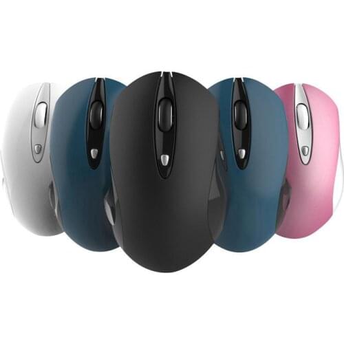 Silent Wireless Mouse 2.4G Ergonomic 1600DPI Optical Computer Mouse with USB Receiver for PC Laptop r20