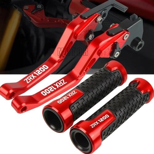 For Kawasaki ZRX1200 1999-2007 2001 2002 2003 2004 2005 2006 Motorcycle Accessories Brake Clutch Lever Handle Grips Handlebar