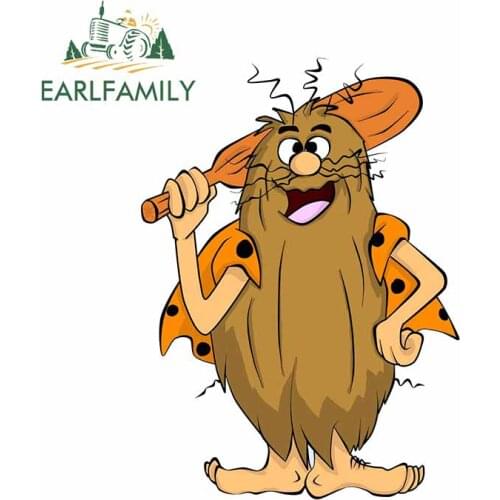 EARLFAMILY 13cm x 9.4cm For Cartoon Windshield Car Stickers Vinyl Material Decal Fashion Waterproof Custom Printing Decoration