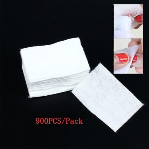 Hot Sale 900PCS/Pack UV Gel Polish Remover Nail Wipes Bath Manicure Gel Wipe Cotton Pads Salon Nail Art Cleaner Tools