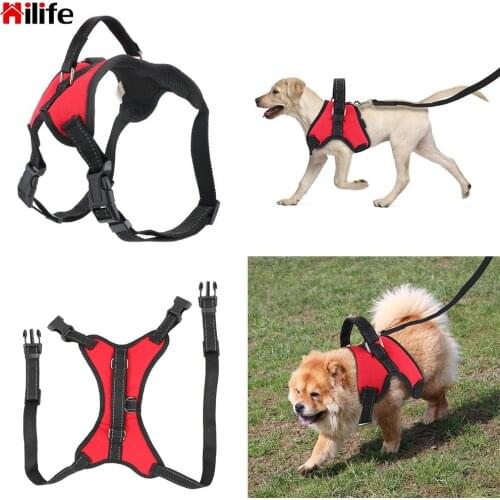 HILIFE Adjustable Heavy Duty Dog Pet Harness Collar For Medium Large Dogs Walking Running Vest Dog Harness Dogs Supplies