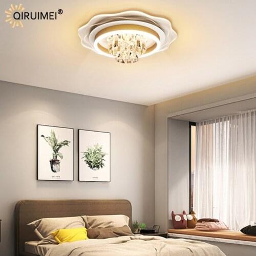 Crystal Home Decorative Dimmable New Modern LED Chandelier Lights Indoor Lighting Living Room Bedroom Corridor Aisle Villa Lamps