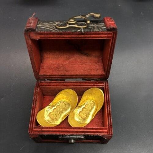 Two Yuanbao With a box, Exquisite handicraft decorations