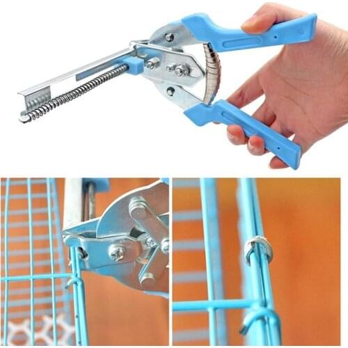 Ring Pliers + Hog Rings M Nails Poultry Cage Installation Tools Fences Netting Tags Traps Cage 1pc Wire Cage Pliers