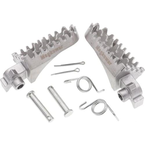 Magkowar Pedals for motorcycles Stainless Steel Footpeg for Pit Dirt Bike Pitster Pro XR50 CRF50 CRF70 SSR Thumpstar Motocross