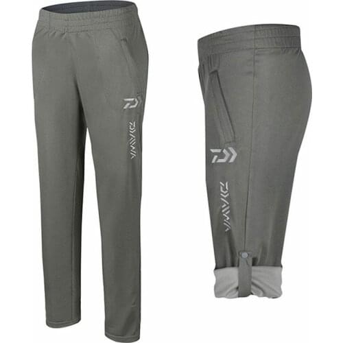 Daiwa Outdoor Pants For Fishing Quick Dry Elastic Waist Breathable Comfortable Anti-UV Sun Protection Fishing Pants Men