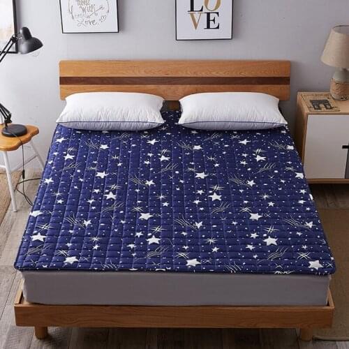 Quilted Mattress With Padded Waterproof Mattress Cover Protector Pad Sanding Protective Cover Elastic Bandage Quilting #s