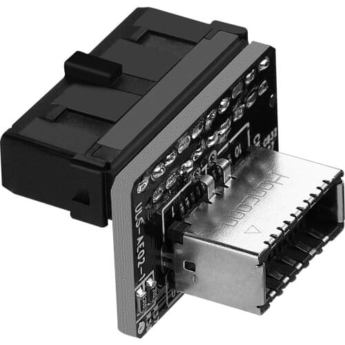 ULS MINI Motherboard Adapter Card USB3.0 20Pin(19pin) to USB 3.1 KEY-A (Type-e) Gen2 Motherboard Header Adapter