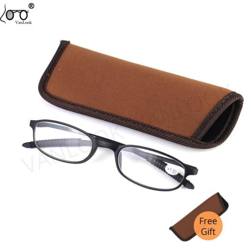 Vanlook Women Reading Glasses Men TR90 Mini Small Presbyopic Glasses 1.5 2.5 4.0