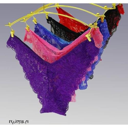 Colorful women cotton lace sexy underwear ladies panties lingerie bikini lingerie pants g-string brief thong intimate wear 162