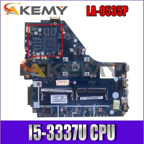Z5WE1 LA-9535P E1-570G Mainboard For ACER Aspire E1-530 E1-570 E1-570G Laptop Motherboard With I5-3337U DDR3 100% Fully Tested