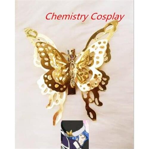 Fairy Tail Juvia Lockser Cosplay butterfly hairpin