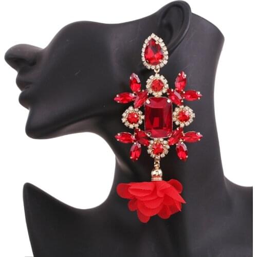 2021 Korean Earrings For Women Aretes Cystal Drop Earrings For Women Girls Vintage Elegant Pearl Bead Tassel Pendientes Jewelry