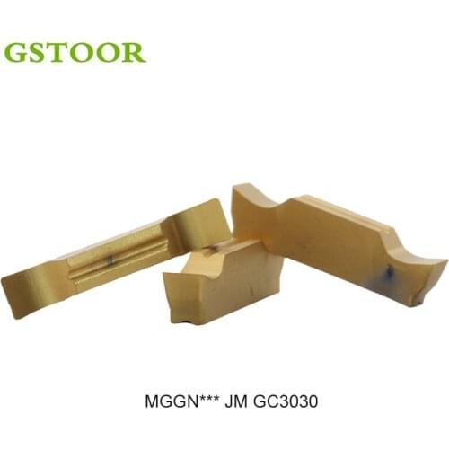 10pcs Tungsten Carbide Inserts MGGN150 MGGN200 MGGN300 MGGN400 Grooving Blade CNC Lathe Cutter Tools for Steel Fine Grinding
