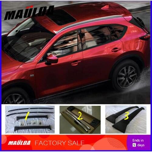 Aluminium alloy roof rack rail cross bar for Mazda CX-3 cx3 2017 2018 car accessories