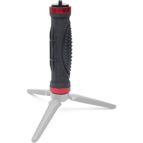 BGNing 1/4" Handle Hand Grip Stabilizer Stick Rubber/Metal Camera Stand Holder Non-slip for Gopro LED Flash Light Video SLR DSLR