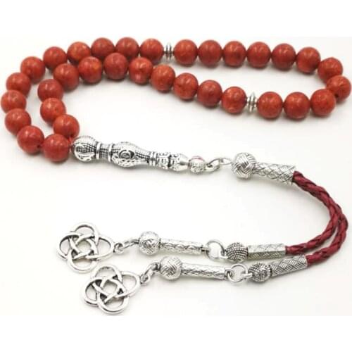 Natural grass coral Tasbih Muslim Luxury gift For Eid Everything is new Fashion 2019 Bracelets