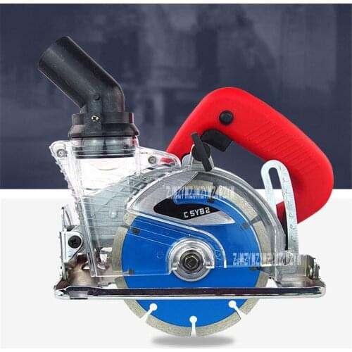 Household 125MM Dust-Free Saw Electric Circular Saw Woodworking Chainsaw Stone Tile Slotting Cutting Machine 220V/50Hz 1800W