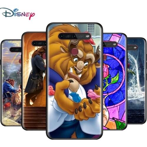 Black Soft Beauty Beast For LG K92 K62 K52 K42 K31 K22 K71 K61 K51S K41S K30 K20 G8 G8S G8X ThinQ Phone Case