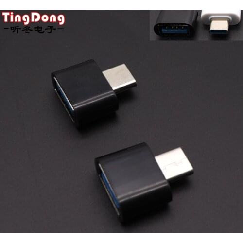 For Samsung for Huawei Phone Type-C OTG USB 3.1 To USB2.0 Type-A Adapter Connector High Speed Certified Cell Phone Accessories