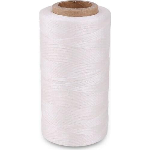 Flat wax wire coil 260M leather leather DIY DIY white