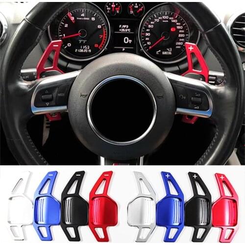 New Steering Wheel Shift Paddle Shifter Extension Gearbox For Audi TT TTS MK2 8J A5 S5 Coupe A4 B8 A3 8P S3 Q5 A8 R8