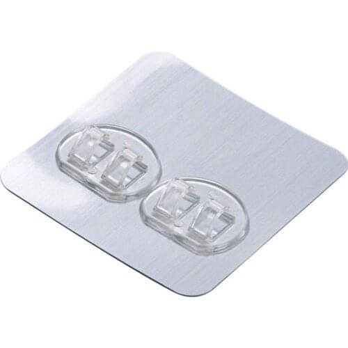 Strong Adhesive Hook For Wall Storage Shelf Holder Hanger Buckle Anti-skid Sticking Seamless Free Punch Stickers Wall Hook