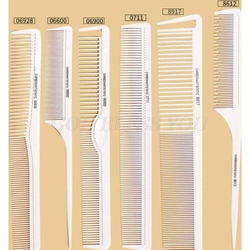 Professional Hair Dye Comb One-way Weave Highlighting Foiling Sectioning Highlight Cutting Combs Salon Hairdressing Tool