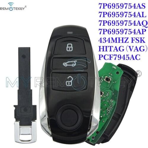 Remtekey Vw 3 Button Car Key Remote 7p6959754Al 7P6 959 754 AS AL AQ AP Smart key 868Mhz for VW Touraeg key