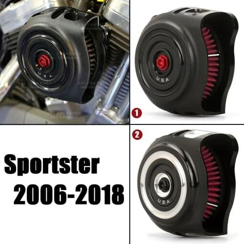 Vintage air cleaner for harley sportster XL 883 1200 air cleaner intakes 48 72 iron 883 air filters for harley XL 1991-2020