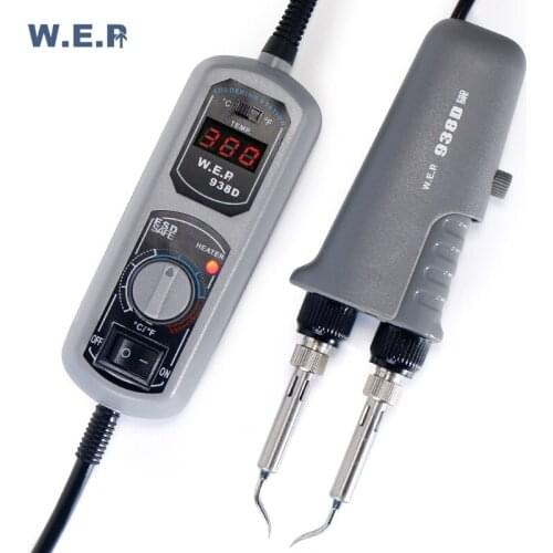 WEP 938D Portable Tweezer Soldering Iron Soldering Station