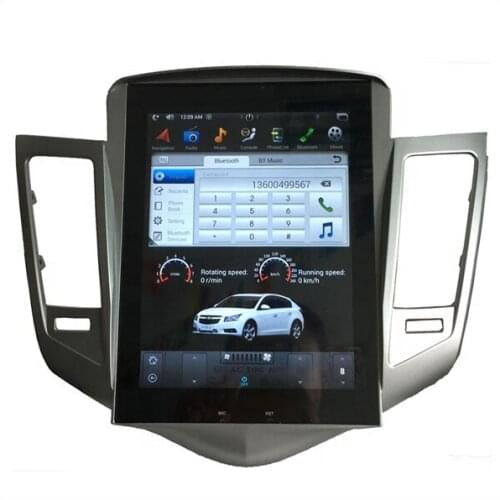10.4 inch Tesla style Vertical touch screen car gps navigation Android 7.1 Car radio for Chevrolet Cruze