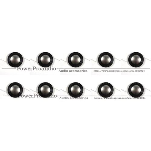 10pcs 25.9mm Tweeter Voice coil Titanium Film 8ohm Speaker Repair Parts 26 Core For B&W Speaker Copper Clad Aluminum Coil