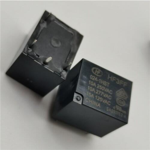 5pcs Industrial electronic circuit board DIY Jqc / hf-3ff-5 005 009 12 012 24 024 VDC - 1zst 1hst relay for household appliances