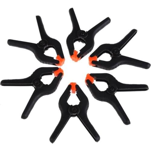 6pcs/set Universal Clamp Clips Photo Heavy Duty Muslin Photography Backdrop Photo Studio 4inch Background Stand Holder Clamps