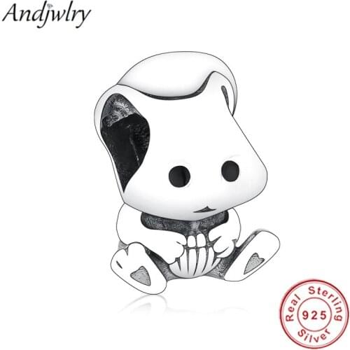 925 Sterling Silver Cute Squirrel Charm Fit Original Charms Bracelet 925 Silver Charm Berloque Women DIY Jewelry