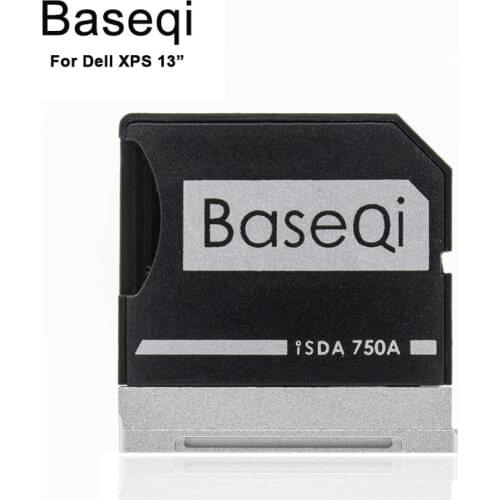 Baseqi Ninja Stealth Drive Card adaptor Aluminum MiniDrive Micro SD Memory Card Adapter for Dell XPS 15 inch 750A Ultrabook