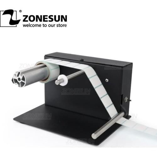 ZONESUN Automatic Label Rewinding Machine Small size High Efficient Collecting Label and roll