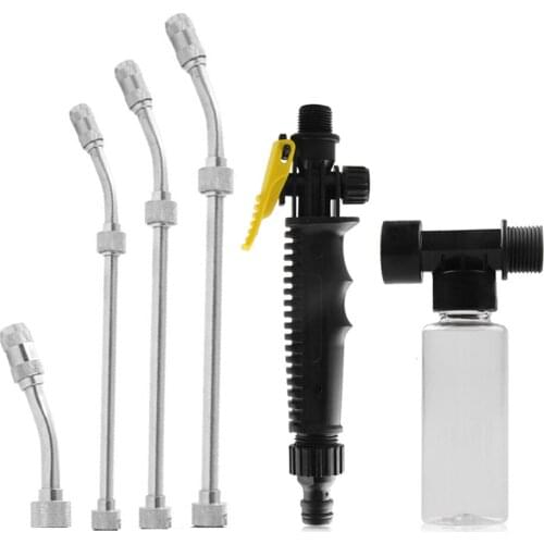 Car High Pressure Water Gun With Pot Metal Jet Garden Washer Hose Wand Nozzle Sprayer Watering Spray Sprinkler Cleaning Tool