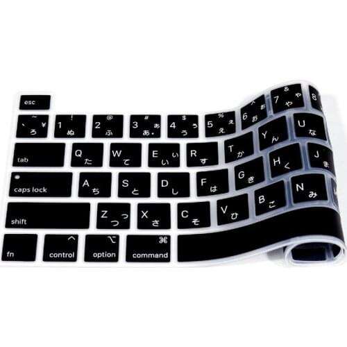 Japanese Japan JP US Version Keyboard Cover Skin Protector For New MacBook Pro 16 Inch 2019 A2141 Newest pro13 A2289 A2251