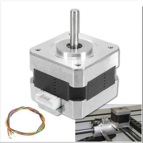 DuoWeiSi 3D Printer Parts 42 Stepper Motor 4 Leads 34mm 12V 0.4A 26Ncm 3D Printer Micro Motor