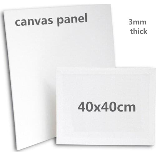 40x40cm 3mm Thickness 280g Canvas Board for Art Painting Canvas Panels