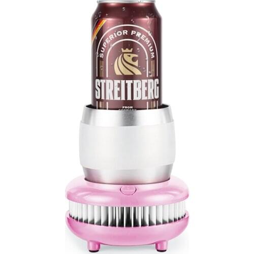 12V 220V Mini Refrigerator Electric Summer Drink Cooler Kettle Drink Instant Cooling Cup Car Home Cooler Freezer Ice Box