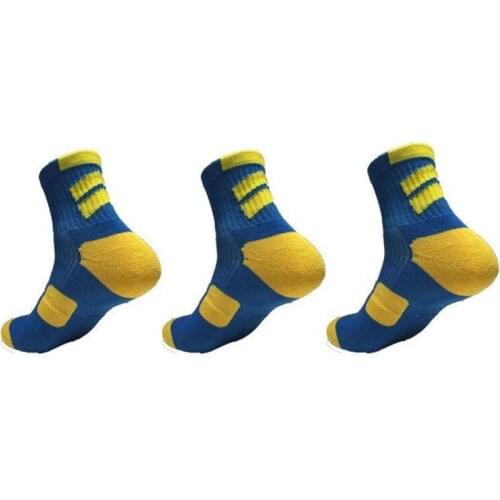 4 pairs/lot Outdoor Men Terry Sports Socks Cycling Socks for Football Basketball Badminton Tennis Running Socks