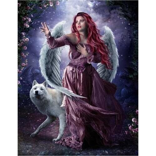 3d wolf Picture Photos Custom Diy Diamond Painting kit Full Rhinestone 5D Square Diamond Crossstitch Pasted Embroidery diamond