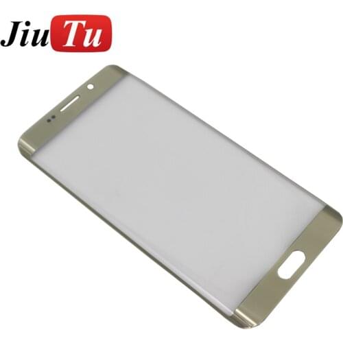 New Outer Front Glass Lens Cover Replacement Parts For Samsung Galaxy S6 Edge G925 LCD Screen Repair Jiutu
