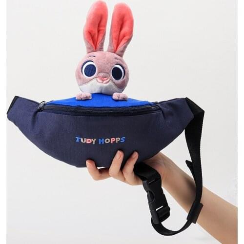 Original Disney Cartoon Mickey Minnie Donald Duck Plush Crossbody Bag Play Packet Zero Wallet