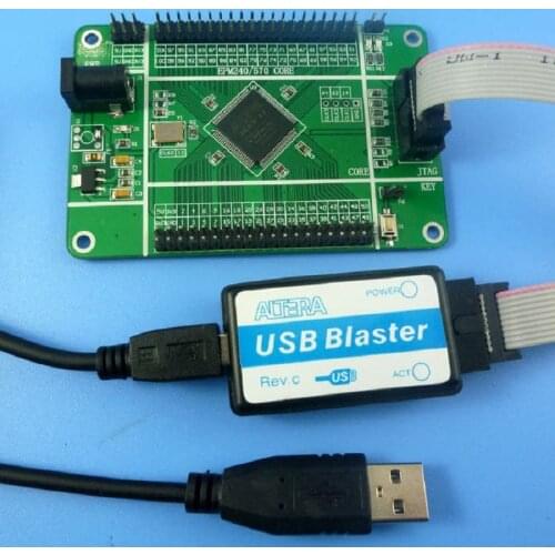 ALTERA EPM570 CPLD Core Board & USB Blaster FPGA Programmer Downloader Cable AS JTAG PLD Development kit for Stepper Motor