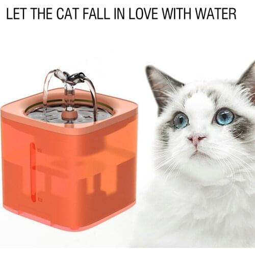2L Automatic Cat Water Fountain Electric Mute Water Feeder USB Dog Pet Drinker Bowl Pet Drinking Dispenser For Cat Dog