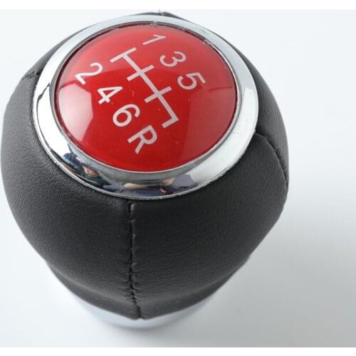 5 6 Speed for Subaru Impreza WRX STI 2009 2010 2011 2012 2013 2014 2015 2016 2017 2018 Car-styling Leather Gear Stick Shift Knob